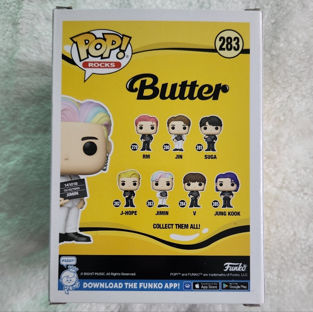 Funko Pop! Rocks BTS Jimin with Multicolor Hair - Picture 3 of 4